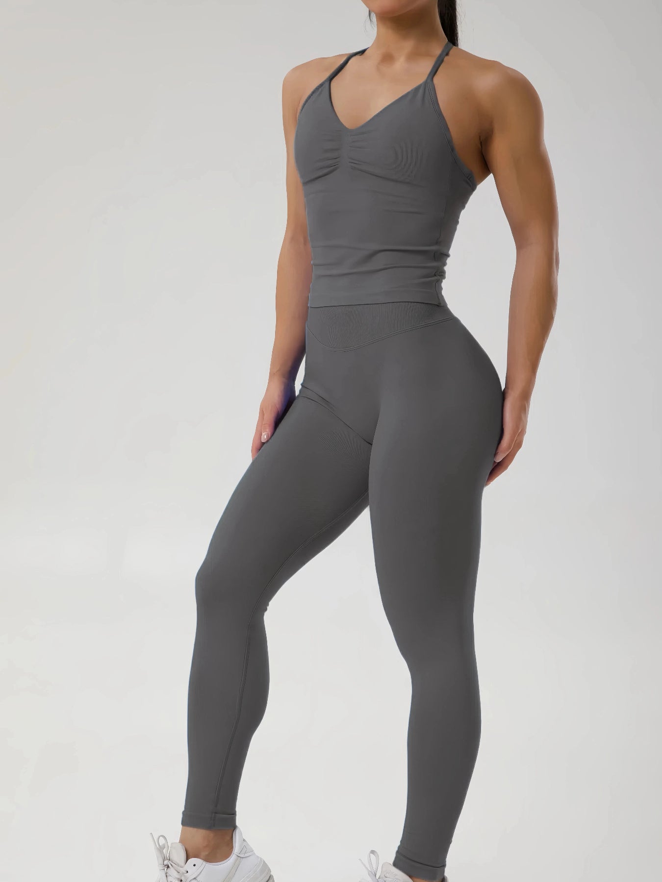 3 Pack Women Elastic Breathable Tummy Control Squat Proof High Waist Yoga Pants